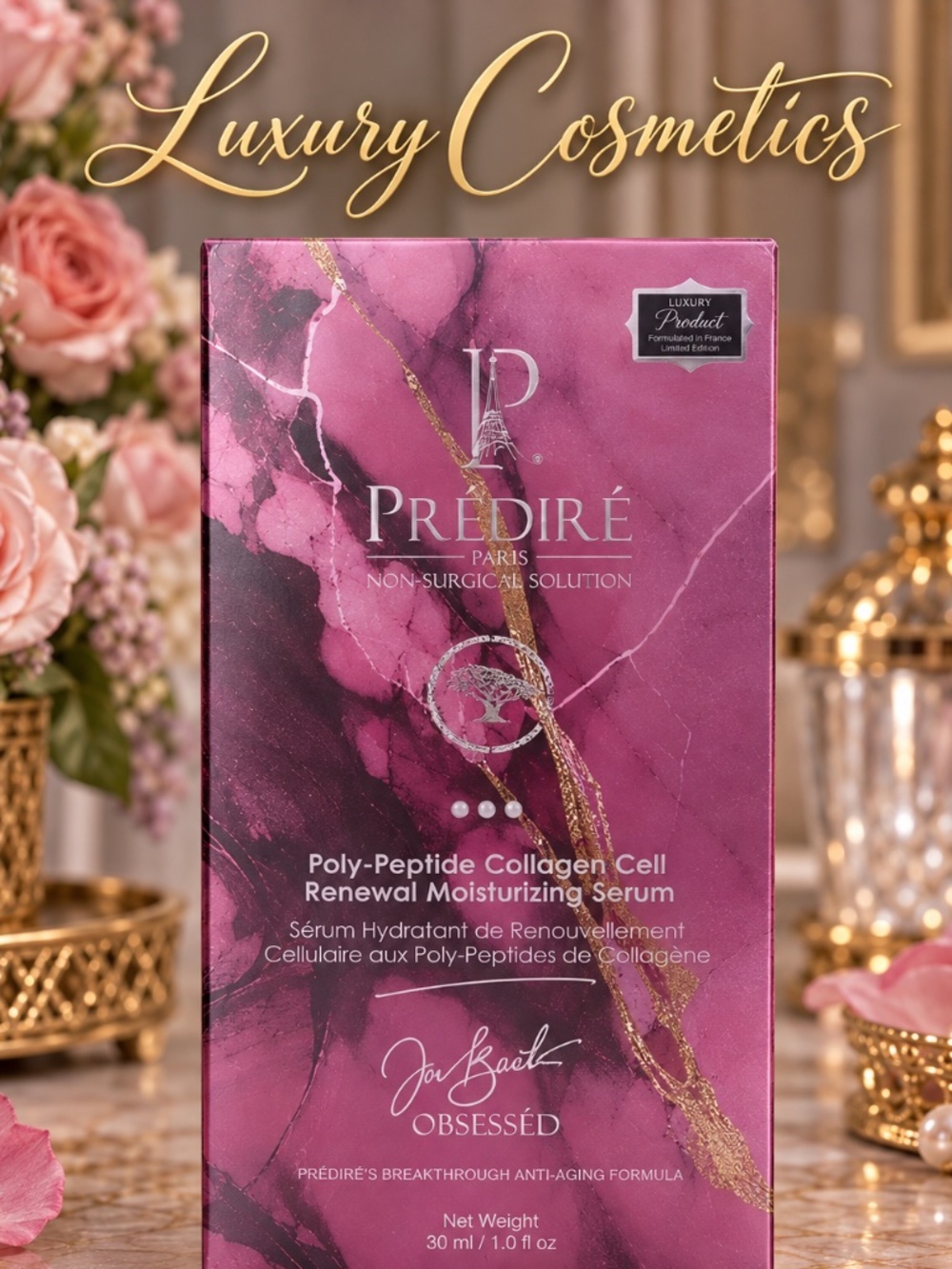 Predire Poly-Peptide Collagen Cell Renewal Moisturizing Serum, 1.0oz, MSRP $600